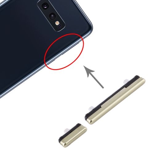 ДляSamsungGalaxyS10eкнопкапитанияирегулировкигромкости(желтая)