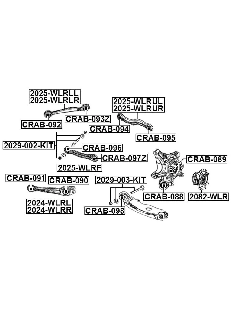 FEBEST Болт с эксцентриком ремкомплект 2029-002-KIT #2