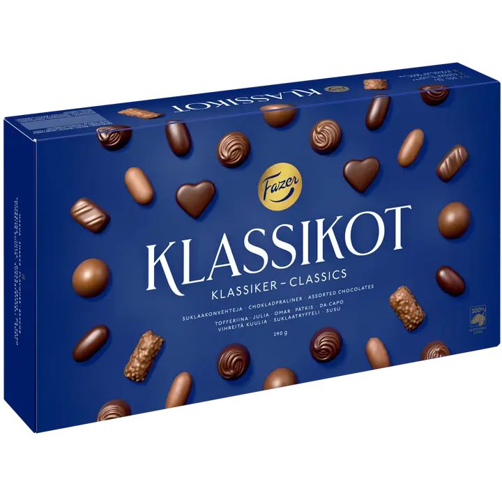 КонфетыFazerClassicsSelectionвкоробке290г,Финляндия