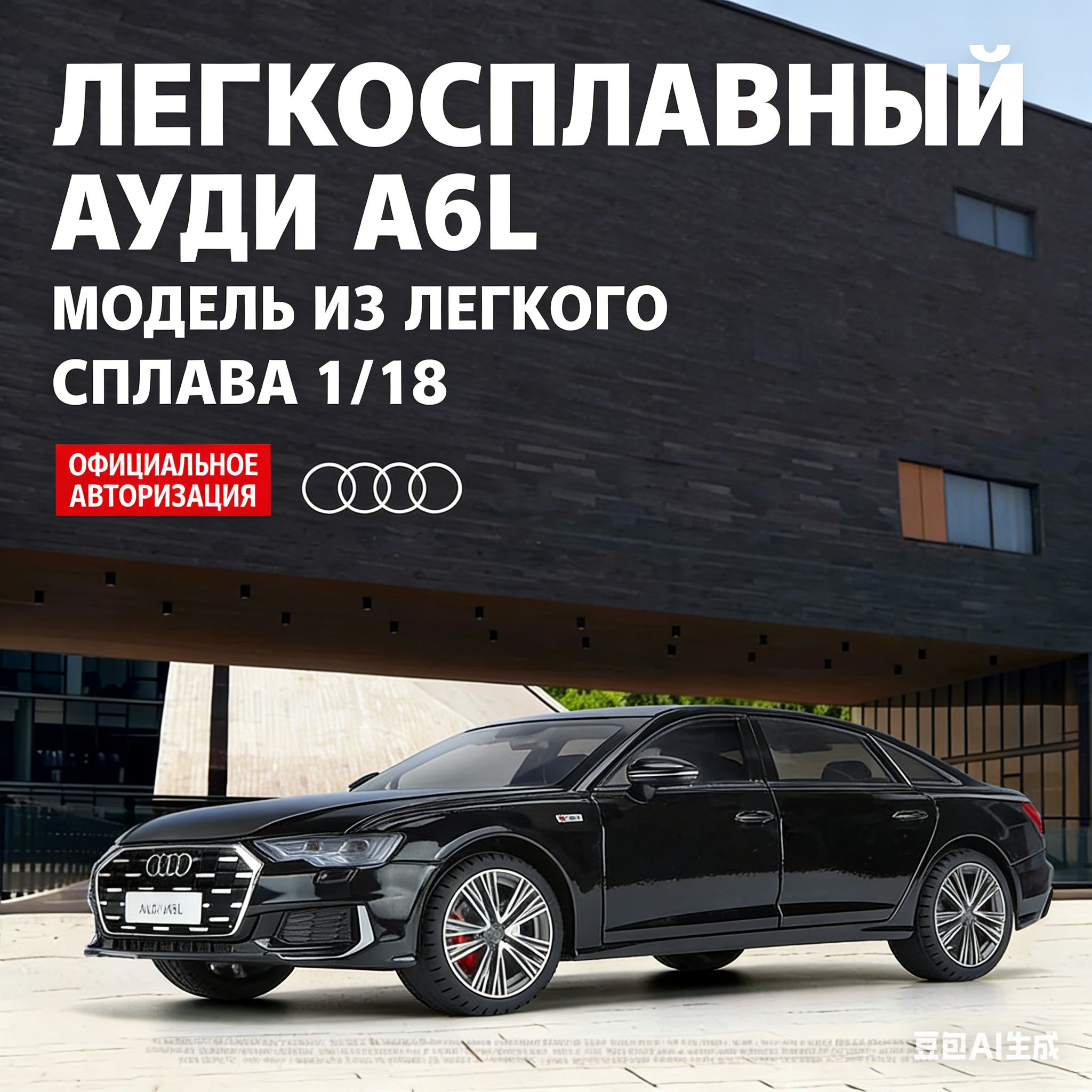 АудиА6L,1:18Модельавтомобилядляизготовлениясплавов