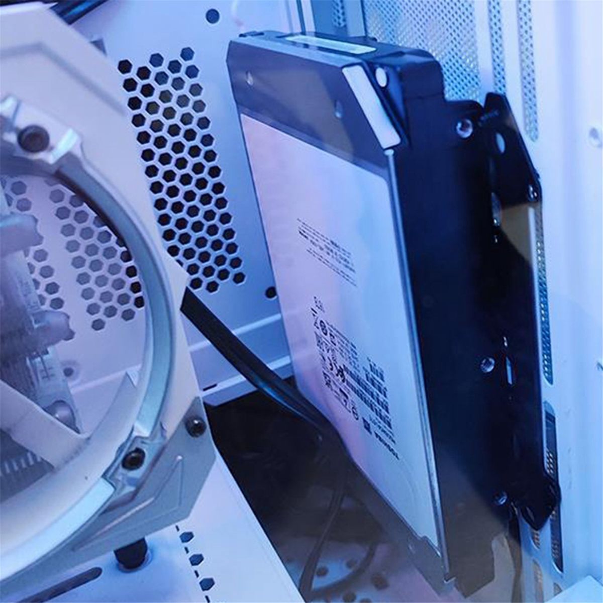 КронштейнДляЖесткогоДискаСВентилятором12СмSSDВыдвижной3,5Дюйма