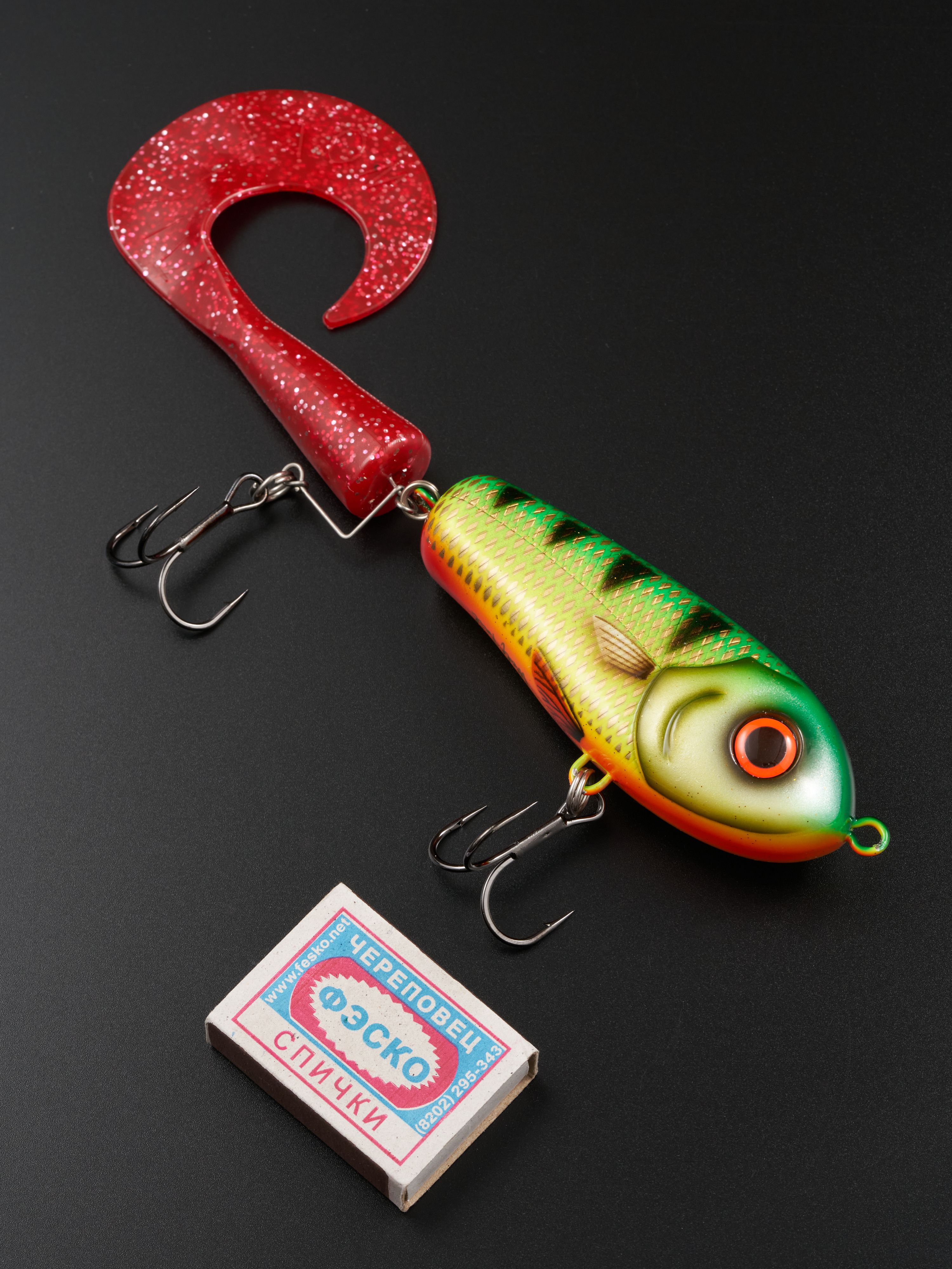 ТрофейныйВоблерДжеркбейтStrikeProWolfTailSinking23см104,5грЦветA382F