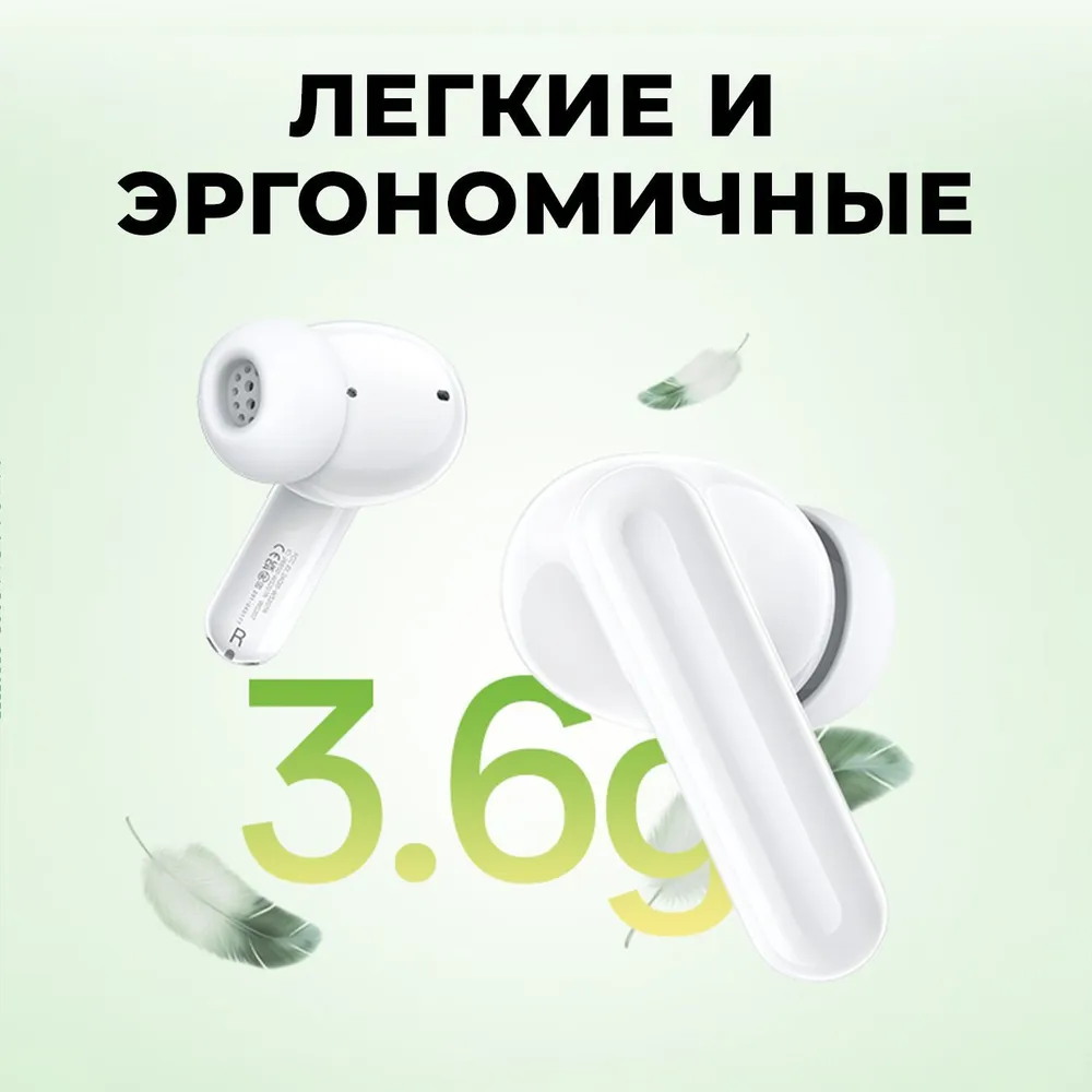 Наушники беспроводные UGREEN WS207 (45110) HiTune P3 True Wireless Earbuds. Цвет: белый  #2