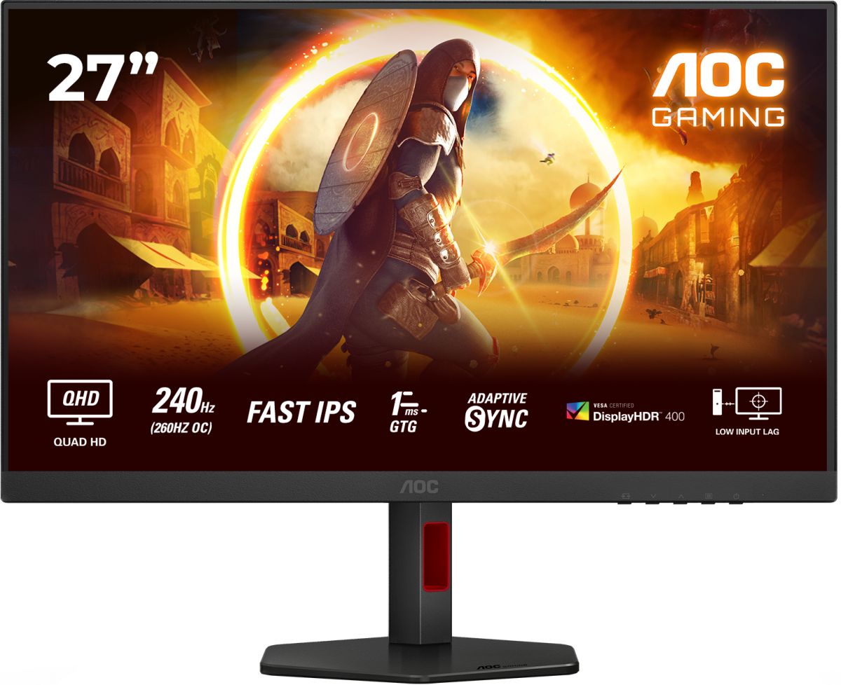 AOC27"МониторQ27G4ZR,черный,красный