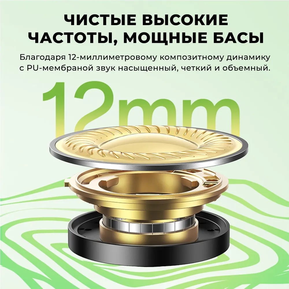 Наушники беспроводные UGREEN WS207 (45110) HiTune P3 True Wireless Earbuds. Цвет: белый  #3