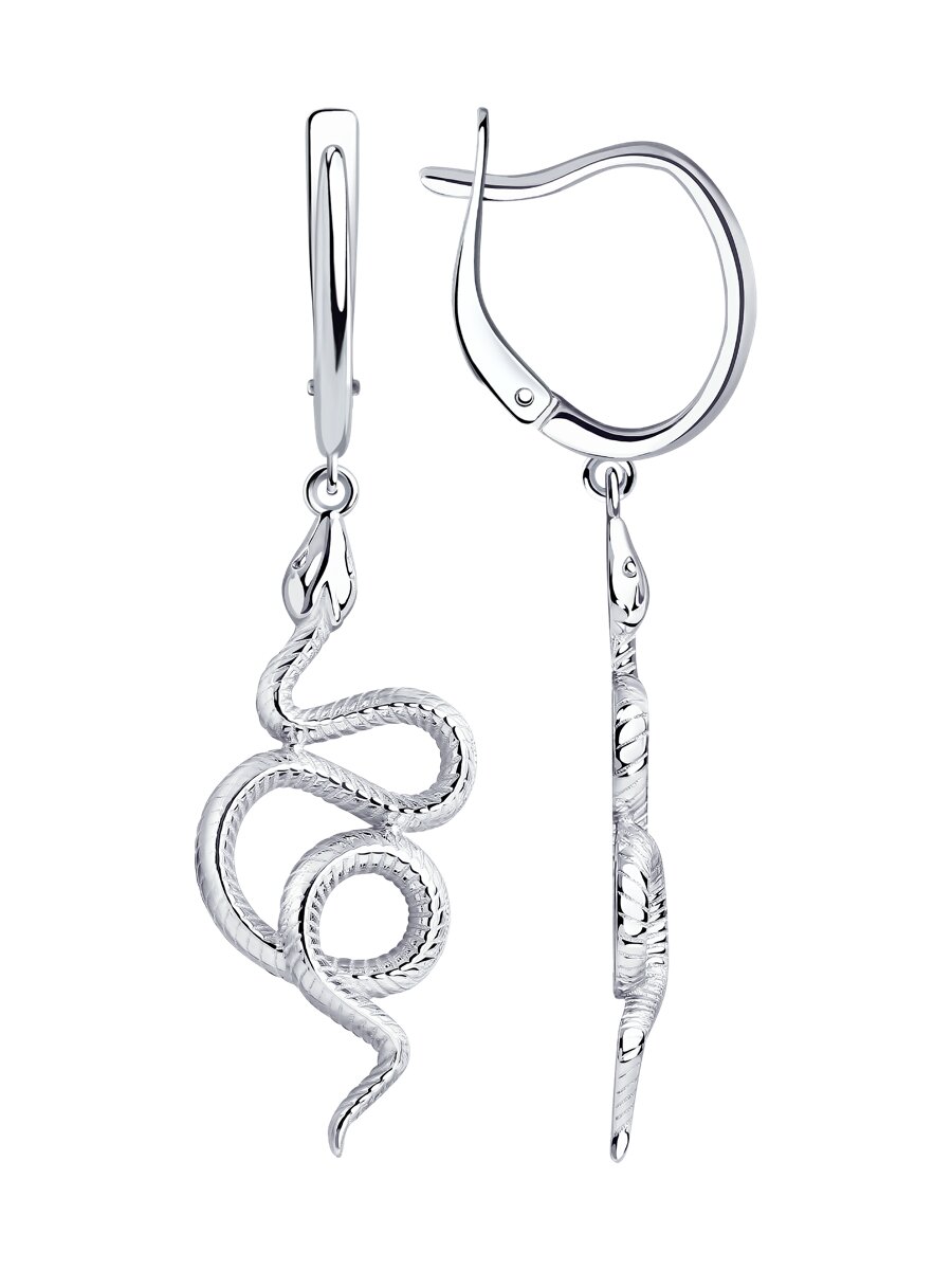SOKOLOV,Серьгиизсеребра,94025260-91,сподвеснымэлементом,925проба