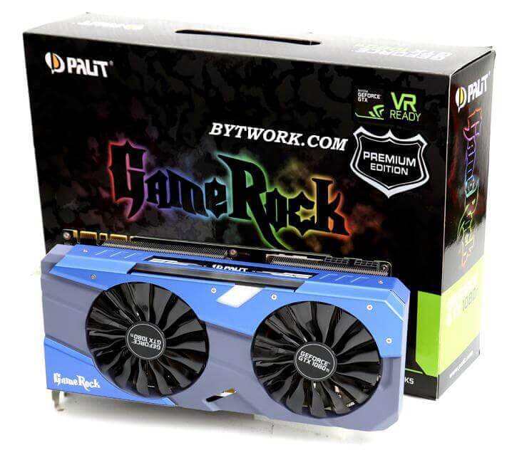 PalitВидеокартаGeForceGTX1080TiPalitGameRock11ГБ(GTX1080tiPalitGameRock11gb)