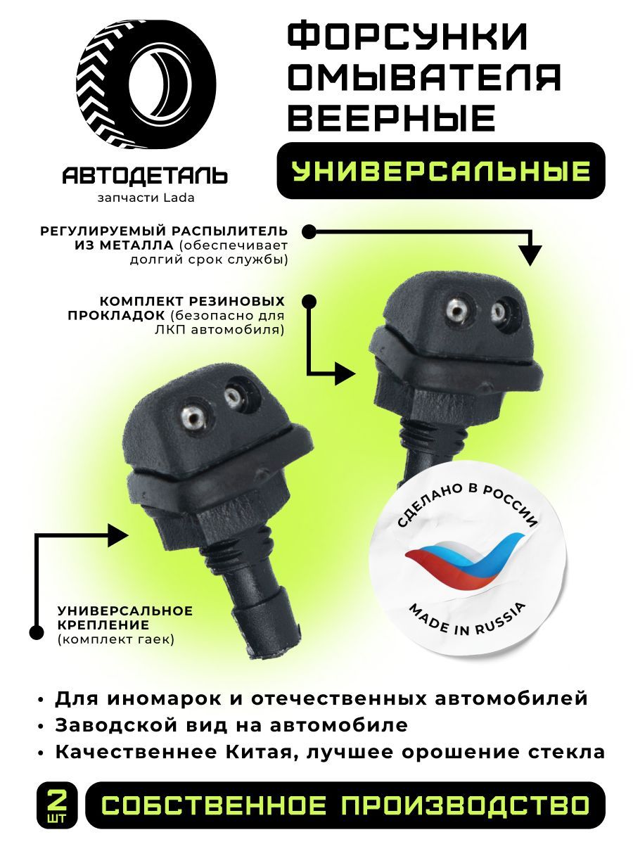 АвтодетальФорсункаомывателя,арт.stryin,2шт.