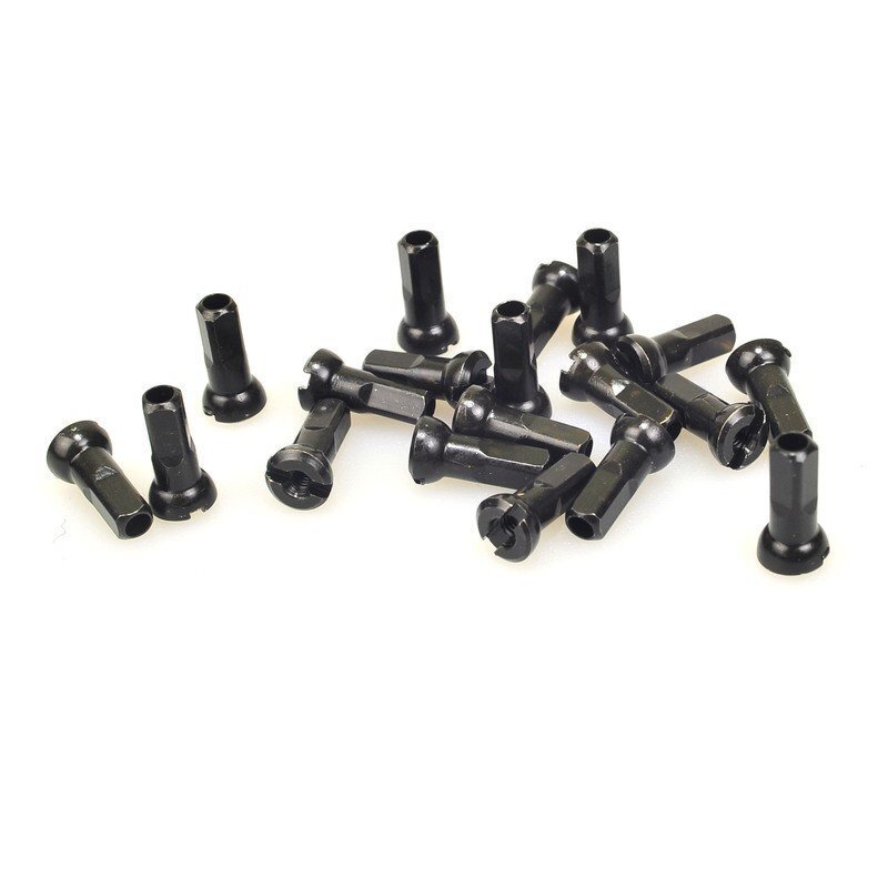 Ниппельдлявелосипедныхспиц,Sapim2.00х12mm.,цветчёрный,материаллатунь,18шт.