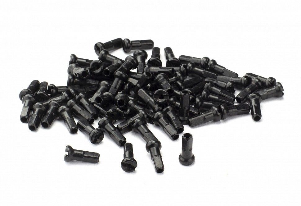 КомплектниппелейдляспицRichmanBrass(PillarPB14)12мм,14G,латунные,черные(40штбезспиц)